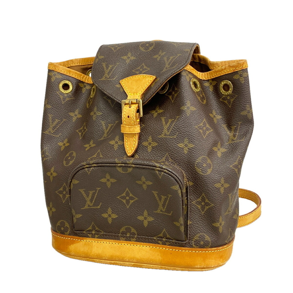 Louis Vuitton Monogram Mini Montsouris Backpack M51137 Brown Women's
